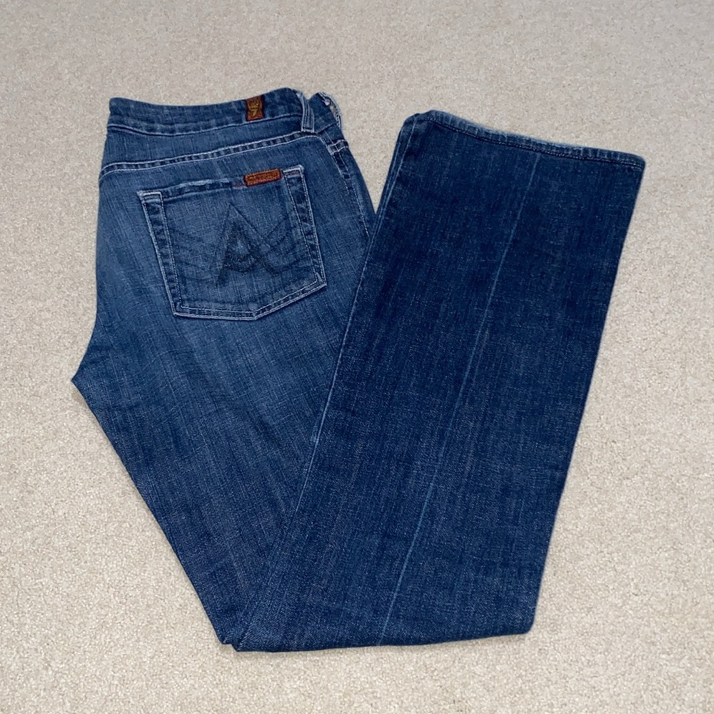 7 For All Mankind A Pocket Jeans Sz 29